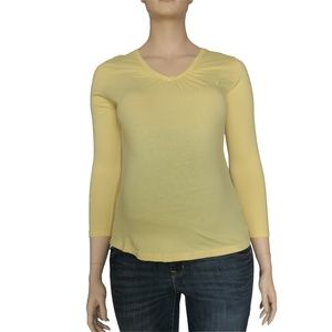 XL Yellow Long Sleeve Liz Lange for Target V-Neck